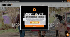 Desktop Screenshot of bogsfootwear.com