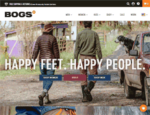 Tablet Screenshot of bogsfootwear.com